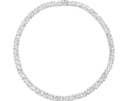 Naszyjnik srebrny z cyrkoniami