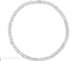 Naszyjnik srebrny z cyrkoniami