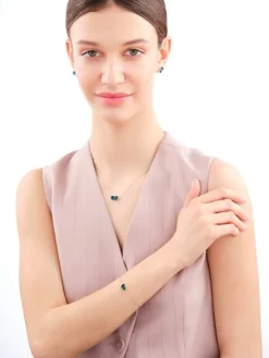 Naszyjnik srebrny z cyrkoniami