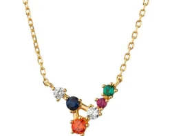 Naszyjnik srebrny z cyrkoniami