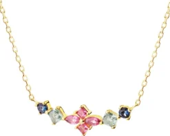 Naszyjnik srebrny z cyrkoniami