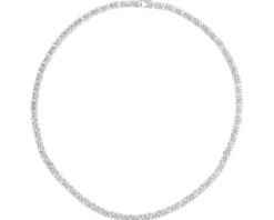 Naszyjnik srebrny z cyrkoniami