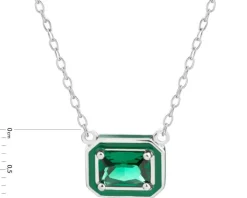 Naszyjnik srebrny z cyrkoniami