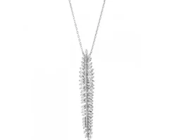 Naszyjnik srebrny z cyrkoniami