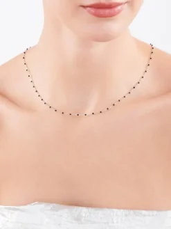 Naszyjnik srebrny z emalią