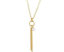 Naszyjnik srebrny z perłą