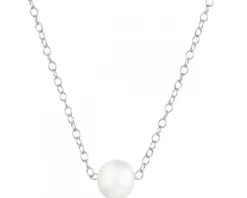 Naszyjnik srebrny z perłą