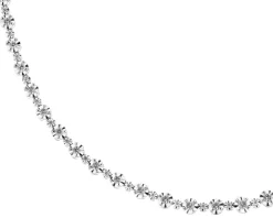 Naszyjnik z białego złota z brylantami - 43 cm, - 1,82 ct - próba 585