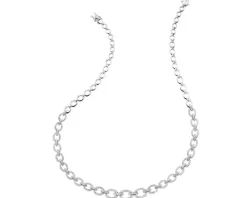 Naszyjnik z białego złota z brylantami - 3,02 ct - próba 585