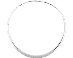 Naszyjnik z białego złota z brylantami - 2,51 ct - próba 585