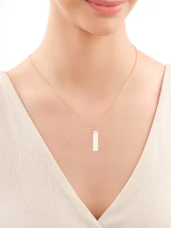 Naszyjnik z mosiądzu pozłacany z muszlą