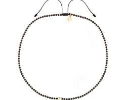 Naszyjnik z mosiądzu pozłacany z agatami - serce