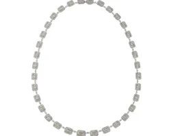 Naszyjnik z żółtego złota z diamentami - 4,88 ct - próba 585