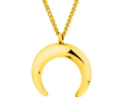 Naszyjnik ze stali szlachetnej - Księżyc