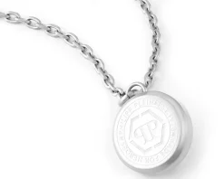 Naszyjnik ze stali szlachetnej z kryształami - czaszka, Philipp Plein