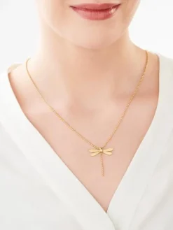 Naszyjnik ze stali szlachetnej - ważka