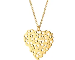 Naszyjnik ze stali szlachetnej - serce