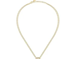 Naszyjnik ze stali szlachetnej z cyrkoniami - Karl Lagerfeld