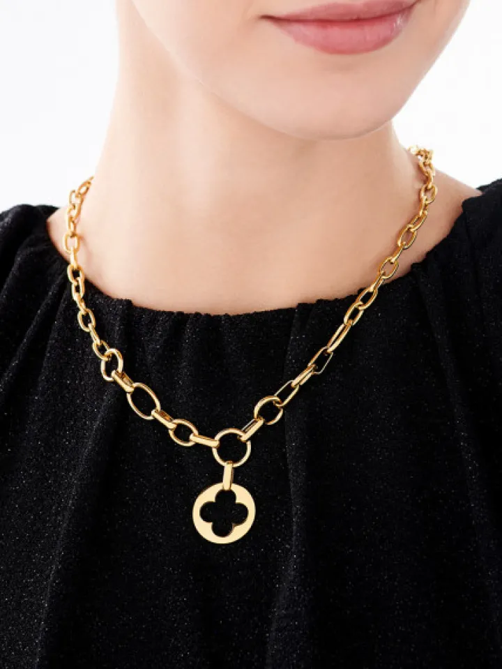 Naszyjnik ze stali szlachetnej