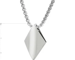 Naszyjnik ze stali szlachetnej