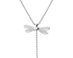 Naszyjnik ze stali szlachetnej - ważka