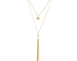 Naszyjnik ze stali szlachetnej - kulka