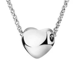 Naszyjnik ze stali szlachetnej - serce
