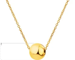Naszyjnik ze stali szlachetnej - kulka