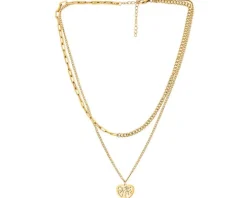 Naszyjnik ze stali szlachetnej - serce, drzewko