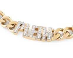 Naszyjnik ze stali szlachetnej z kryształami - Philipp Plein