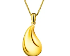 Naszyjnik ze stali szlachetnej - łezka