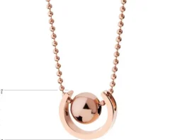 Naszyjnik ze stali szlachetnej - kulka