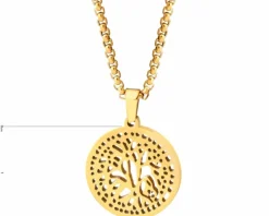 Naszyjnik ze stali szlachetnej