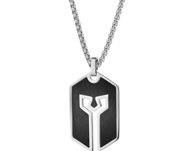 Naszyjnik ze stali szlachetnej - nieśmiertelnik