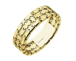 Obrączka srebrna - puzzle