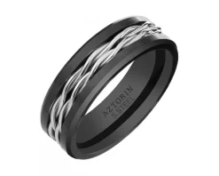 Obrączka ze stali szlachetnej