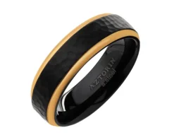 Obrączka ze stali szlachetnej