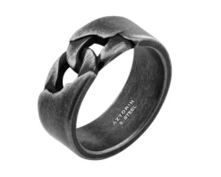 Obrączka ze stali szlachetnej
