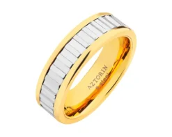 Obrączka ze stali szlachetnej