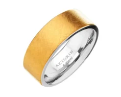 Obrączka ze stali szlachetnej