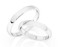 Obrączki Ślubne Apart.  Platyna. Wzór 501