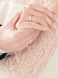 Obrączki Ślubne Apart.  Platyna. Wzór 4/502