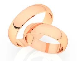 Obrączki Ślubne Apart.  Różowe złoto. Wzór 268/R