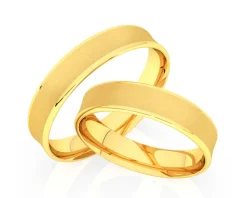 Obrączki Ślubne Apart.  Żółte złoto. Wzór 283