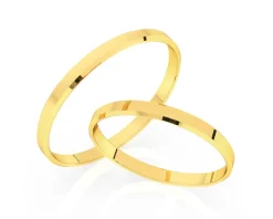 Obrączki Ślubne Apart.  Żółte złoto. Wzór 837