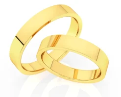 Obrączki Ślubne Apart. Żółte złoto. Wzór 242