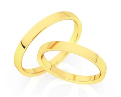 Obrączki Ślubne Apart.  Żółte złoto. Wzór 831