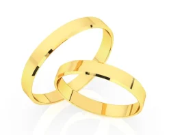 Obrączki Ślubne Apart.  Żółte złoto. Wzór 839