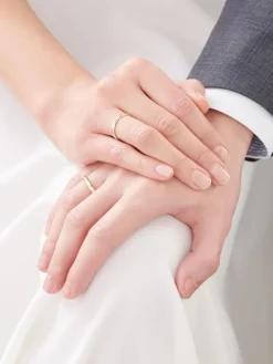 Obrączki Ślubne Apart.  Żółte złoto. Wzór 203