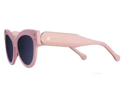 Okulary przeciwsłoneczne damskie, kocie oczy, różowe